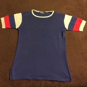 POLO Ralph Lauren T-Shirt Striped Sleeve S